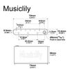 Musiclily Ultra Brass 36mm Tremolo Block with String Pitch for Strat Electric Guitars and Wilkinson M Series Bridges 10.8mm