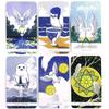 10.3*6cm White Winny Tarot-Whimsical Owl Guide for Intuitive Readings & Self-Discovery 78 Pcs Cards
