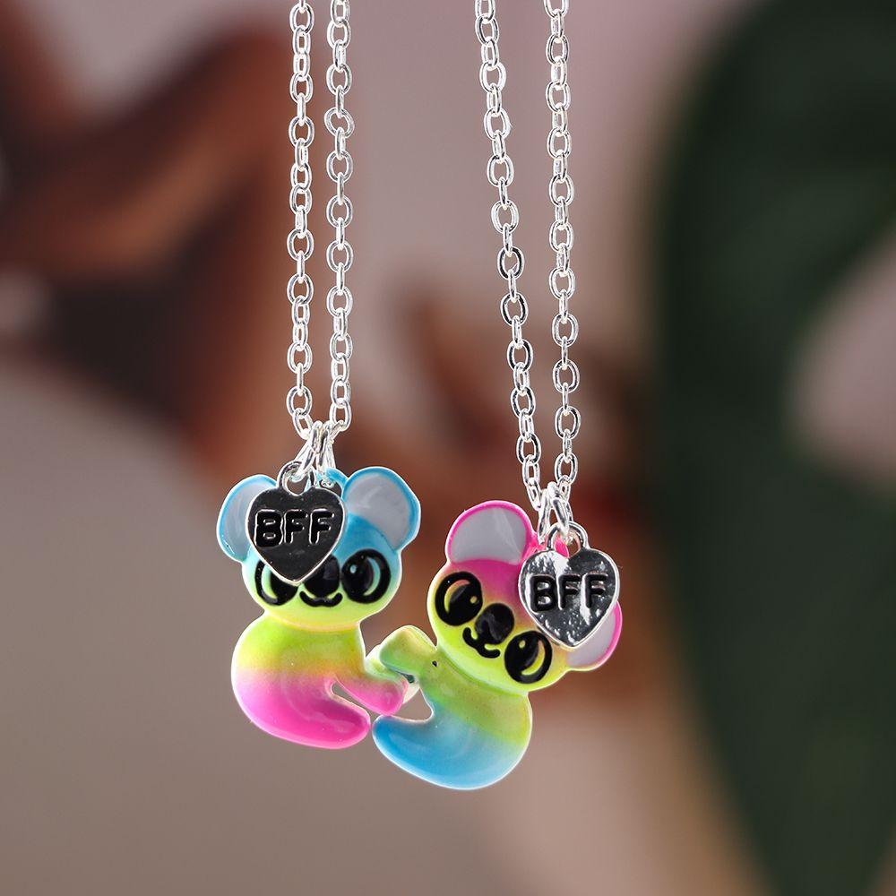Trendy Fashion Magnet Creative BFF Necklace Friendship Jewelry Friendship Necklace Gift