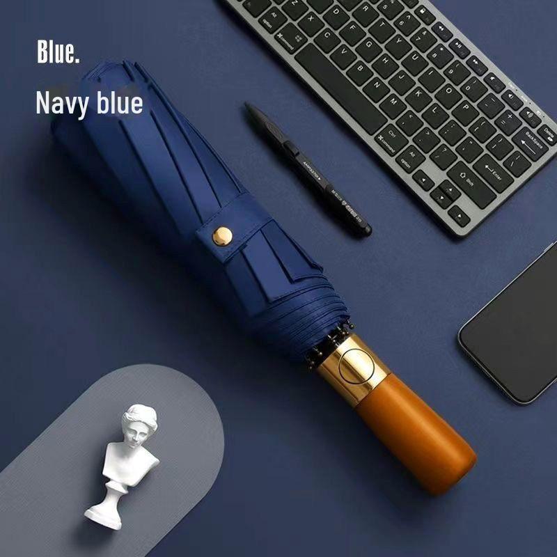 Женский автоматический складной зонт от солнца и дождя с защитой от УФ-лучей и логотипом