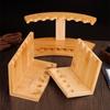 5 Holes /8 Holes/arc Natural Bamboo Incense Tube Rack DIY Household Indoor Incense Tube Display Rack Incense Supplies Tools