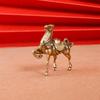 Brass War Horse Small Ornament Home Desktop Decoration Retro Pure Copper Horse Crafts Copper Figurines Enthusiasts Collect
