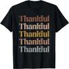 День Благодарения Закат Ретро Thanksgiving Осень Мужчины Женщины Подарок Футболка