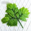 Новые 10 стилей Имитация Гинкго Билоба Зеленый цвет Имитация листьев Пластиковые ветки Домашнее украшение