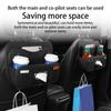 Органайзер для автомобильного сиденья, сумка для хранения на спинке автомобиля, многофункциональная кожаная вешалка для автомобильного сиденья, сумка для хранения, большой вместимости, органайзер для детей