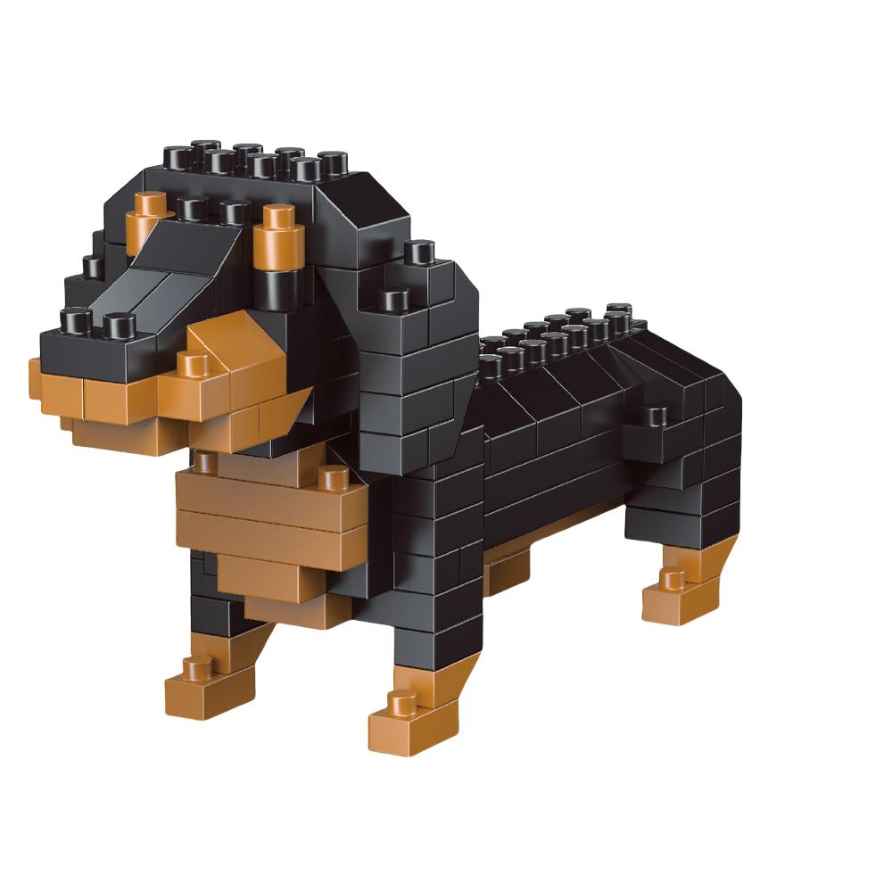 Милый мини-хаски с голубыми глазами, микро-мини строительные блоки для самостоятельной сборки - несколько стилей хаски, пуделя, бультерьера для праздничных подарков