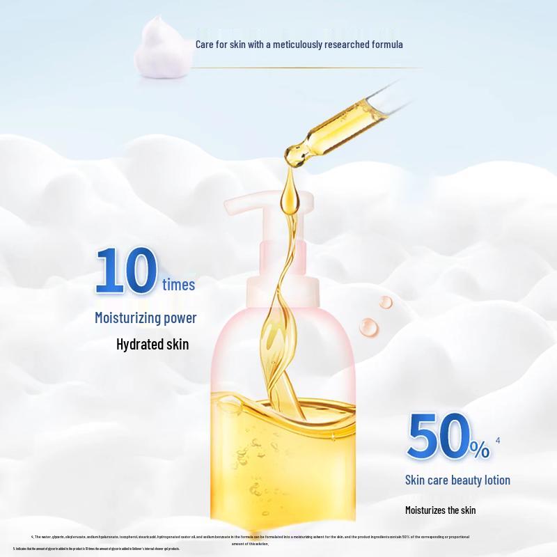 Dove White Peach Rich Foam Foaming Shower Gel