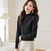 Srcr Women's Turtleneck 100% Wool Sweater