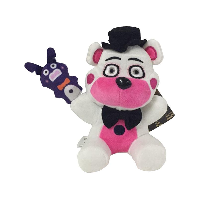 18 см FNAF мягкие плюшевые игрушки медведь Фредди Fazbear Foxy кролик Бонни Чика Peluche Juguetes 5 ночей с Фредди плюшевые игрушки подарки