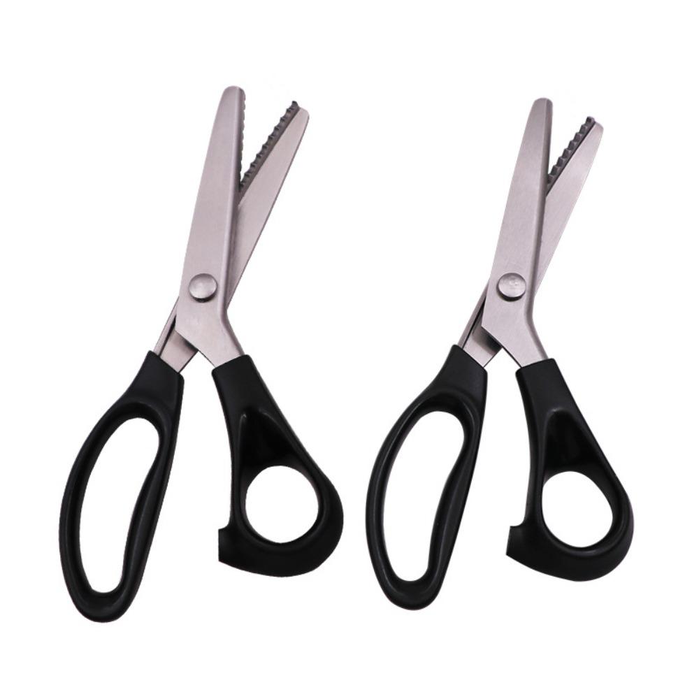 Профессиональные ножницы зигзаг Треугольный зубчатый край Швейные ножницы Портной