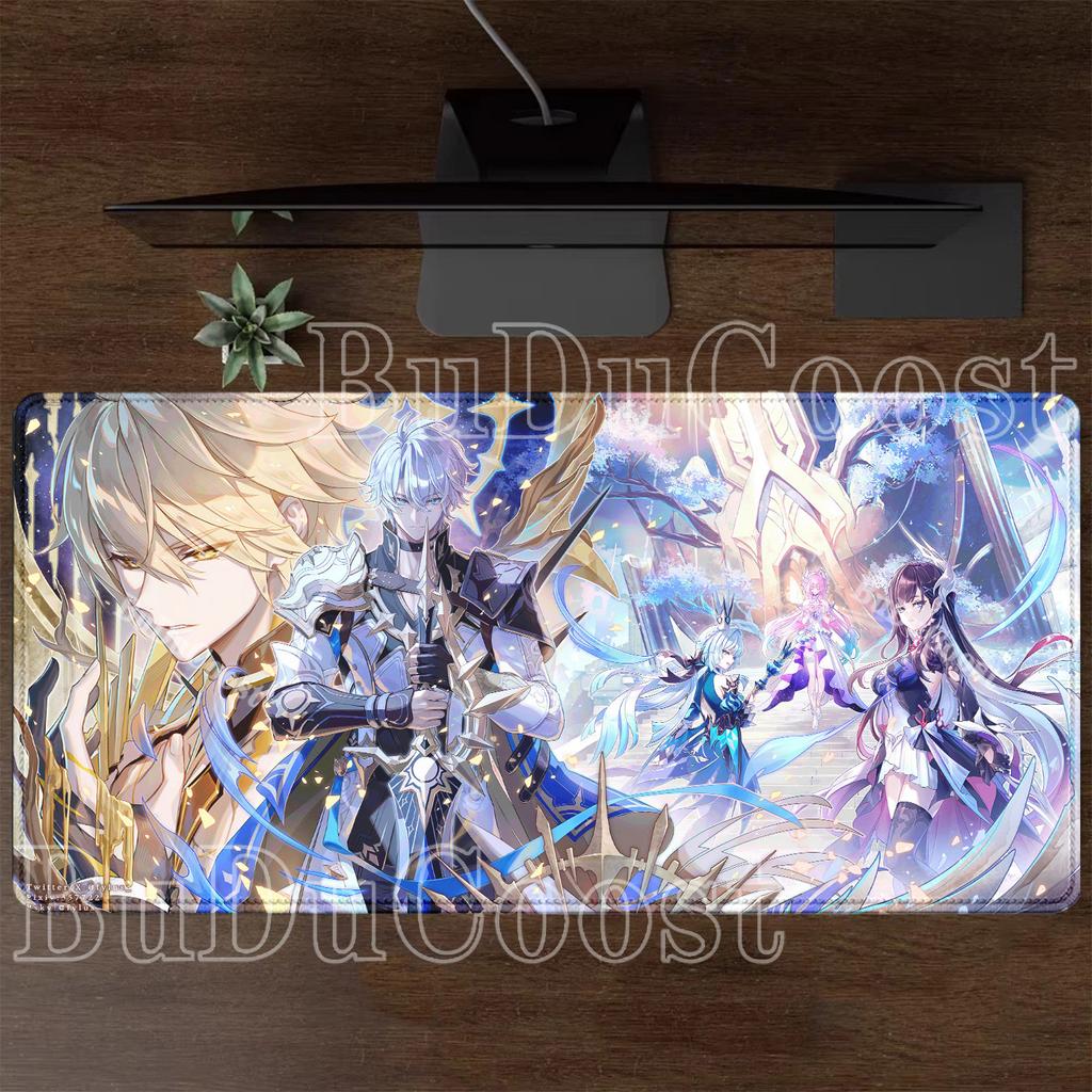 Коврик для мыши HSR Phainon Honkai Star Rail HD Печать Игровой для ПК Коврик для мыши Компьютерный Офисные Аксессуары Клавиатура Резиновый XXL Настольный коврик