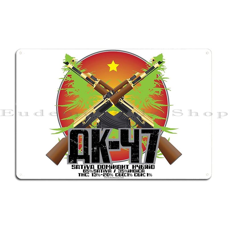 Советский Калашников АК-47 Металлические Знаки Клуб Вечеринка Настенный Декор Стены Винтажное Оружие СССР Ретро СССР Жестяной Знак Постеры