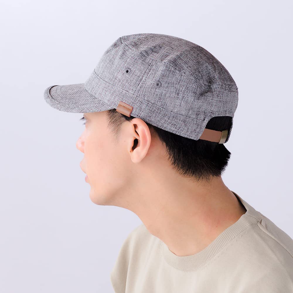 ICHIYON Hat Cap Work Cap Hat Large Size Summer Stylish Mesh Plain Golf Outdoor Breathable Size Adjustment [14+ PLUS] Men's Non-stuffy icap0263-64-dn /