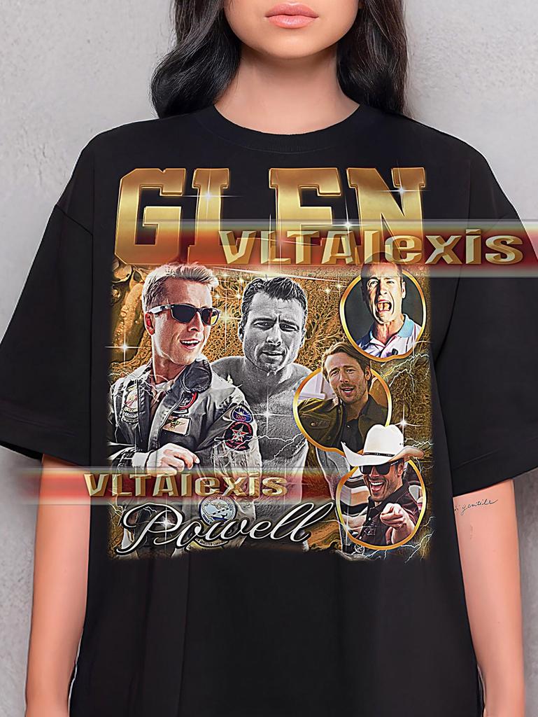 Glen Powell Bootleg Shirt, Vintage Actor Star Celebrity Rising Star Tee, 90s Retro Throwback T-shirt, Glen Powell Sweater