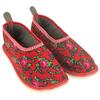 Red highlander house slippers with a heel 40