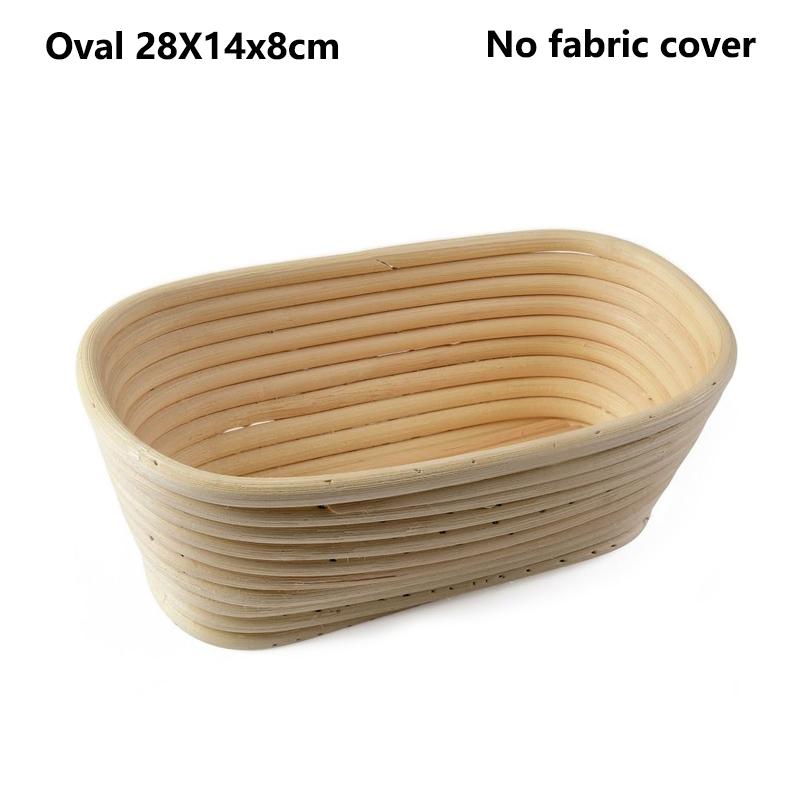 Rattan Bread Proofing Basket Natural Oval Rattan Wicker Dough Fermentation Sourdough Bread Basket