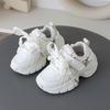 Girls Spring Autumn Breathable Chunky Sneakers Non Slip Soft Sole Fashion Casual Shoes For Little And Middle Kids