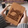 Магнитный футляр для иголок на тему швейной машинки Винтажный деревянный держатель для иголок Швейный ящик для хранения Путешествия