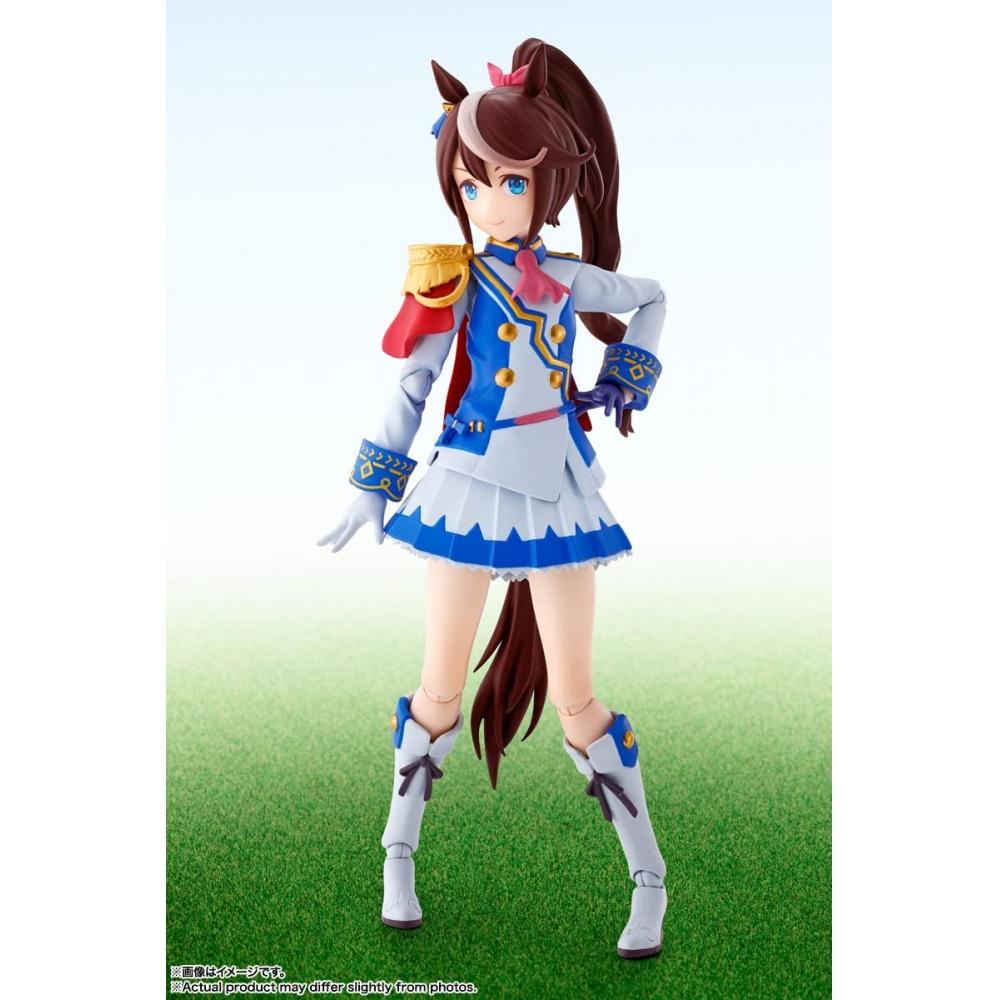 Bandai SPIRITS S.H.Figuarts Uma Musume Pretty Derby Токай Тэйо Специальное издание прибл.. Подвижная фигура толщиной 125 мм, окрашенная из ПВХ и АБС-пластика