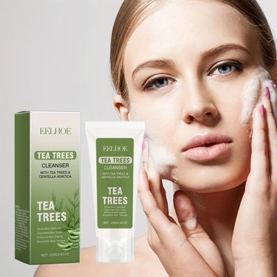 Очищающее средство для лица с чайным деревом и центеллой азиатской, 100 г — увлажняющее средство для умывания без спирта и без запаха