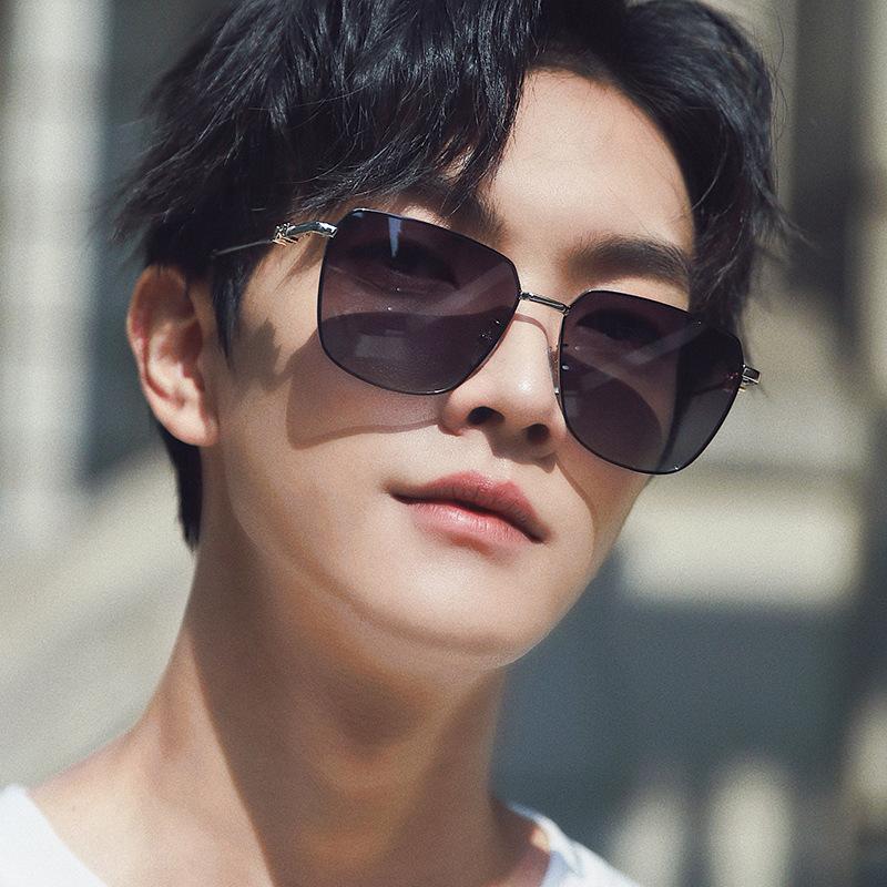 Поляризованные солнцезащитные очки металлические мужские солнцезащитные очки с изменяемым цветом, солнцезащитные очки с защитой от ультрафиолета для вождения 19369