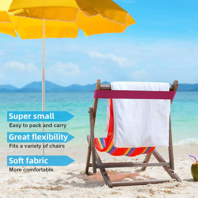 Зажимы для пляжного стула, ремни, портативные, для бассейна, для полотенец, для отдыха на море, легкие, устойчивые к солнцу, растягивающиеся, для вечеринок у бассейна, для кемпинга