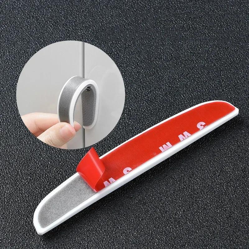 HLLQ9 Car Sticker Door Edge Guards for Skoda Rapid Vision Superb Fabia Kodiaq Karoq Octavia RS Yeti Protection Strip Scratch Collision