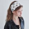 ПЛЕТЕНЫЙ ОБОДОК ДЛЯ ВОЛОС BLOOM_2 ЦВЕТА (СЕРЫЙ/СЛОНОВАЯ КОСТЬ)