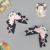 Handmade Cute Animal Hair Clips Girls - Rabbit Bear Panda Frog Chicken Pig Plush Bow Accessories In Kawaii Sweet Style