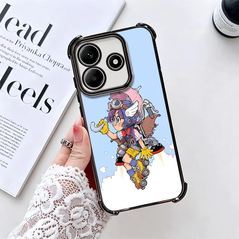 Мягкий чехол для телефона Arale S-Slump Anime для Xiaomi Redmi Note 14 15 Pro Plus 13 12 11S 11T 5G 10 9S 9 С покрытием Защита от падения Fundas