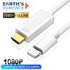 1080P Lightning To HDMI-compatible Cable for Apple iPhone 14 13 Digital AV Adapter HD Video Sync Screen Cable for TV Projector