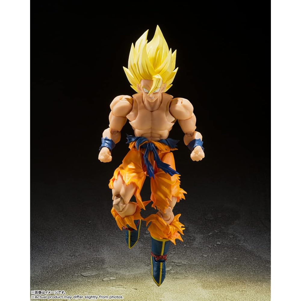 СТРАНЫ ТАМАШИИ Ш. Фигурка Dragon Ball Super Saiyan Goku от Figuarts 145 мм ABS ПВХ Окрашенная Подвижная Фигурка