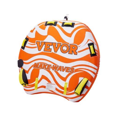 VEVOR Towable Tubes for Boating, 1-2 Riders Inflatable Towable Tube for Boat to Pull