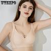 Невидимый бюстгальтер Женский тонкий бюстгальтер Фиксированная чашка Нижнее белье Топ Поддержка Полная чашка Большой размер Тонкий бюстгальтер Пуш-ап