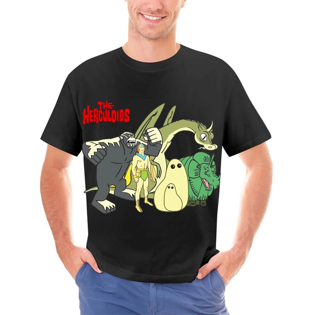 Мужская футболка Herculoides Ретро Мультфильм