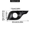 New For Citroen DS4 2011-2015 Front Bumper Fog Lamp Grille Trim Left or Right ABS Black Easy Installation car accessories 745375