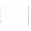 Embedded Fence Post 5 Pcs Gray 180 Cm