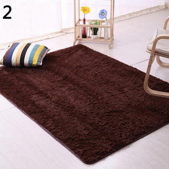 Современный мягкий противоскользящий ковер ярких цветов Flokati Shaggy Rug Гостиная Спальня Напольный коврик