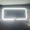 Car Sun Visor Vanity Mirror Big 3 Light Modes Rechargeable Car Makeup Mirror Touch Control Car Light Up Mirror Universal