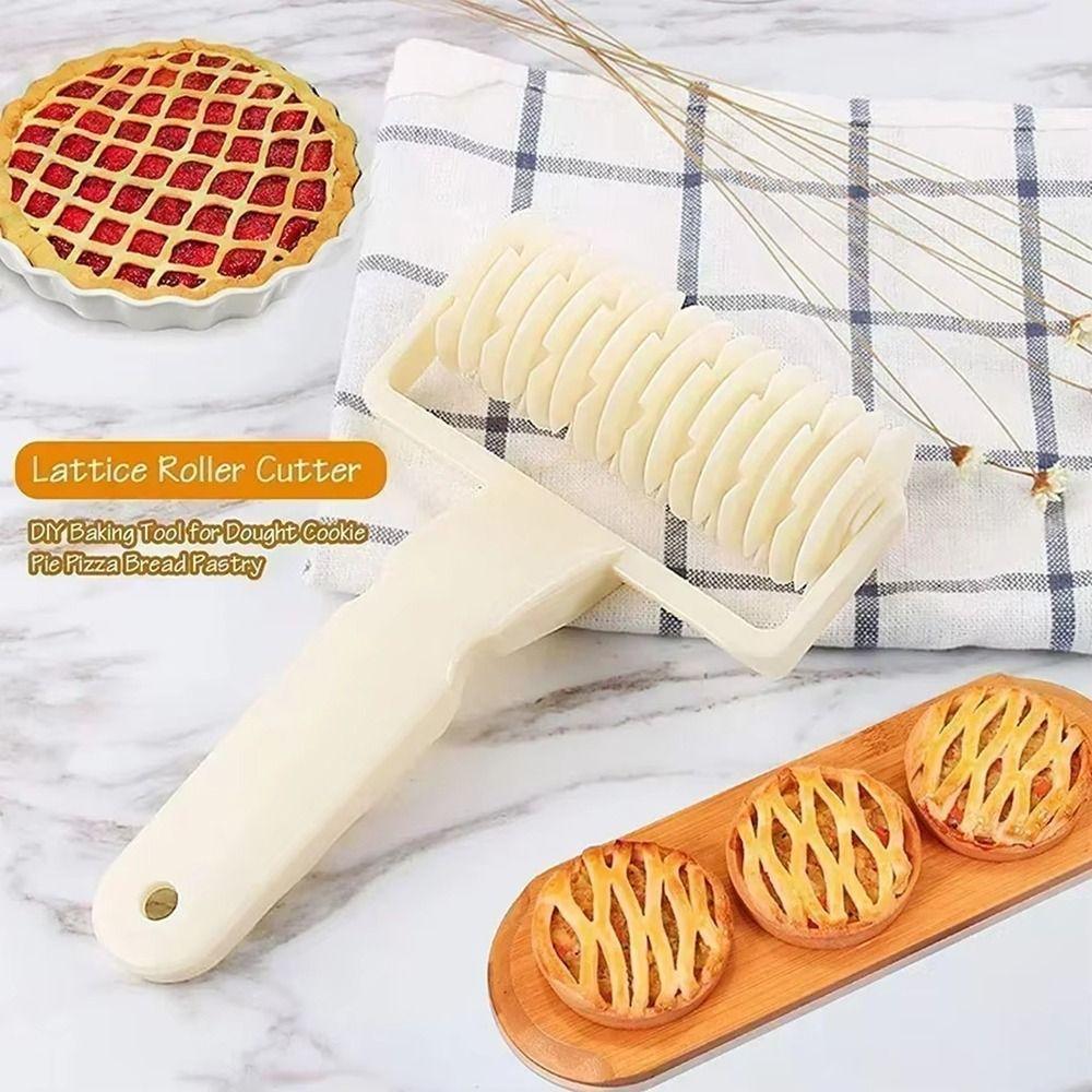 1Pcs S/M/L Dough Lattice Roller Cutters Rolling Cakes Baking Tool Pastry Pizza