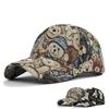 Cute Bear Baseball Cap Sun Hat Dog Print Men's Women's Youth Cotton Button Hat Hip Hop Vintage Hat