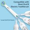 Replacement Toothbrush Heads Compatible with Oral B Electric Toothbrush, Cross Action Brush Head Refill for Pro, D, Smart Series