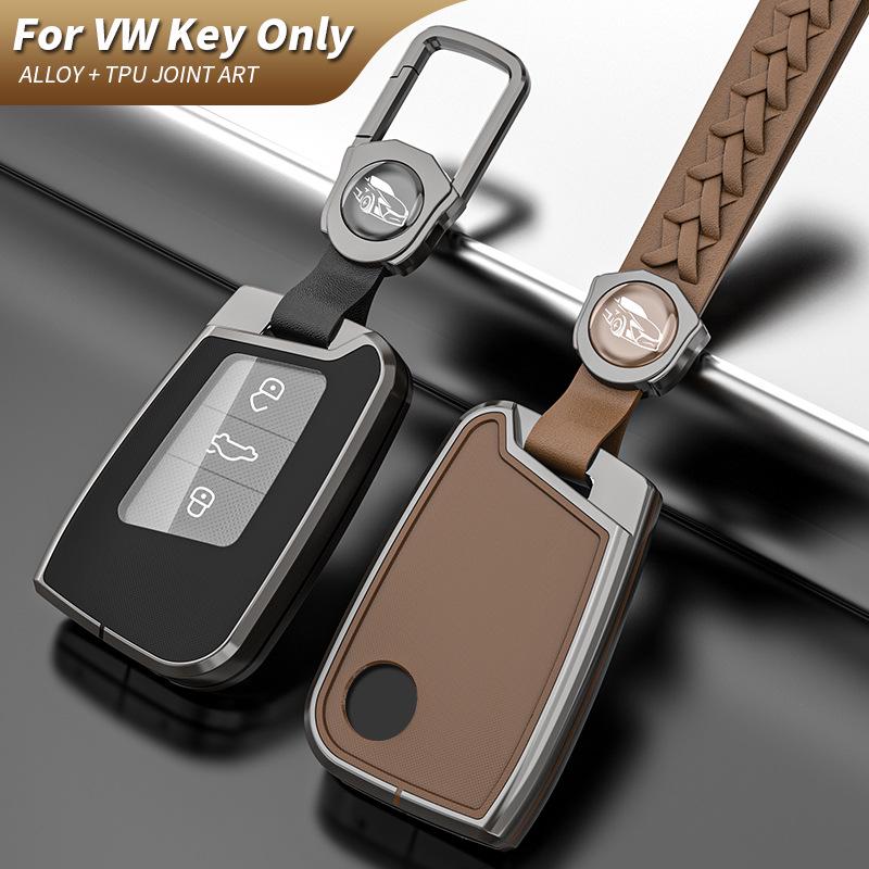 Volkswagen Key Case for Magotan, Passat CC, Tiguan L, Teramont X, Lavida, Magotan B8 - Car Key Shell with Buckle
