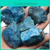 Уникальная коллекция апатита Натуральные голубые драгоценные камни Минеральные образцы для потрясающего декора