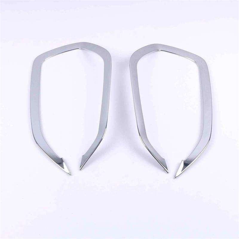 Front Rear Fog Light Frame Cover For Hyundai Tucson 2015 2016 2017 2018 Abs Chrome Foglight Lamp Trim Insert Bezel Car