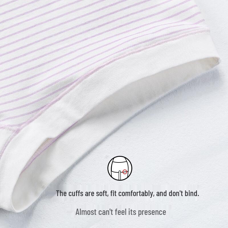 Ailier & Aurora Teen Girls' Antibacterial Cotton Boxer Briefs (3-Pack)