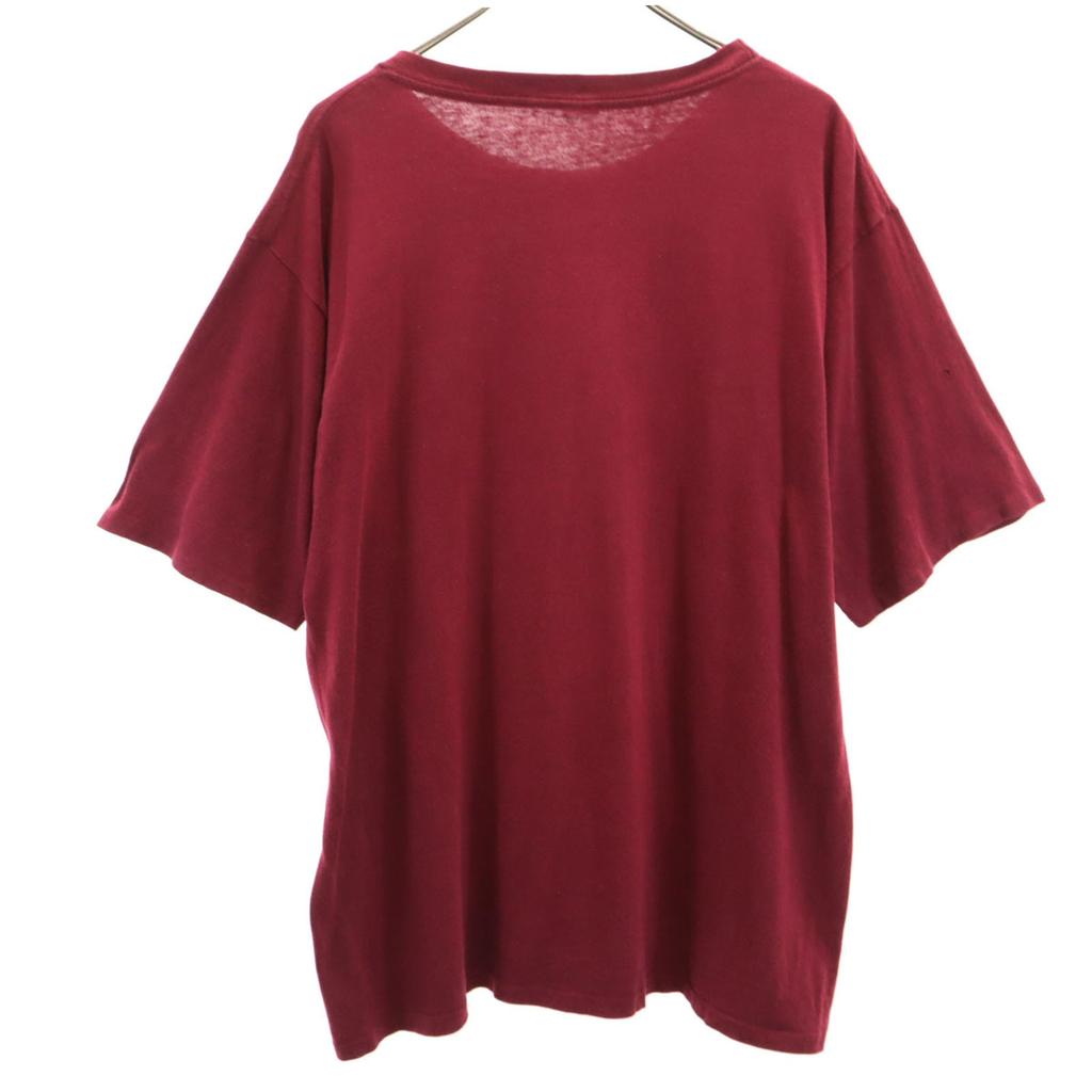 ARTEX 70s Vintage Made In USA Short Sleeve College 3-tier Print T-shirt Men's Used