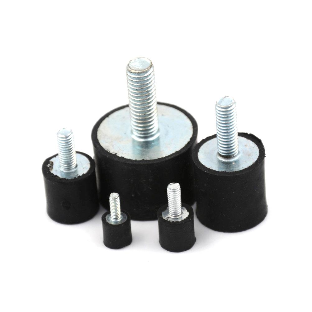 1pc M3 M4 M5 M6 M8 Male To Female Thread Rubber Shock Absorber Crash Pad Damper Bobbin Mount Anti Vibration Isolator Accessories