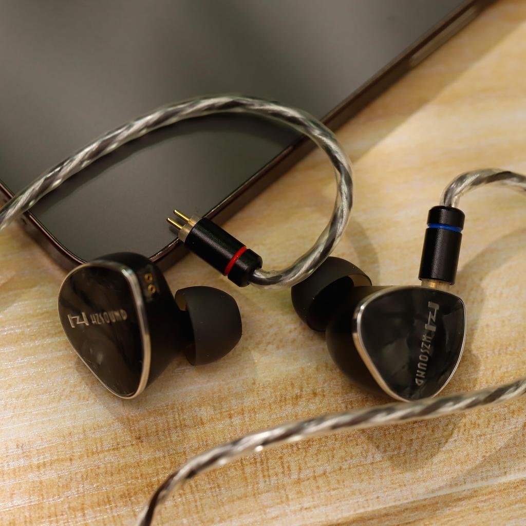 Yinyoo HZSOUND LUNA Shingetsu Наушники Гибридные Проводные Наушники Смола Сильные Магнитные Полосы 7 x 2 Металлический Внешний Качество Звука 2PIN Разъем Подходит