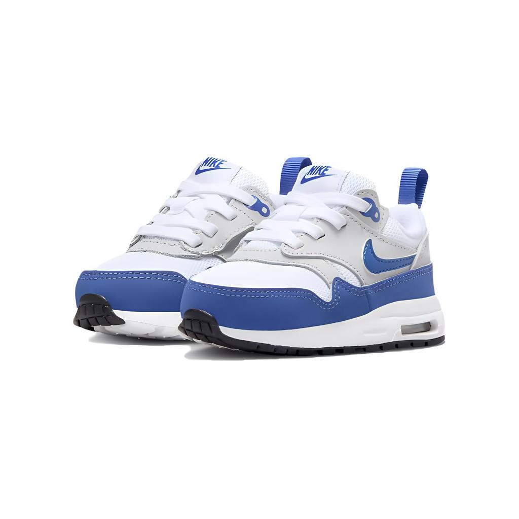 Nike Детские кроссовки Air Max 1 EasyOn TD Royal Blue Белый Нейтрально-Серый Черный DZ3309-104
